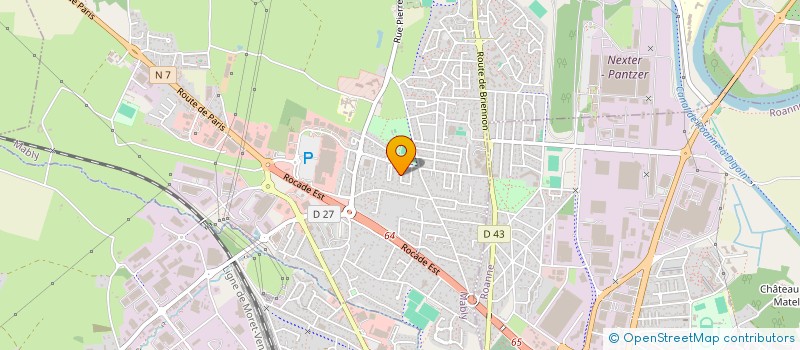 localisation de l'entreprise FLF  MABLY