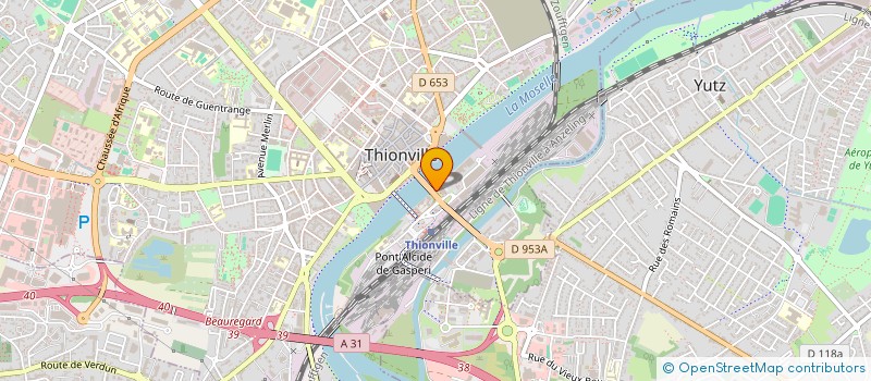 localisation de l'entreprise FLF COMPANY  THIONVILLE