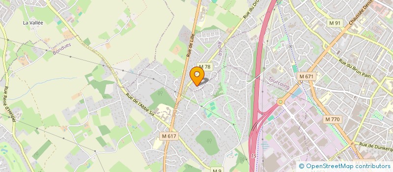 localisation de l'entreprise FLG 148 à RONCQ