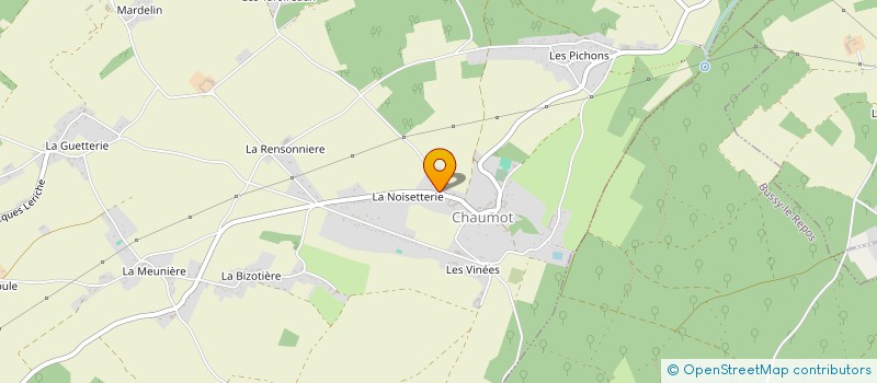 localisation de l'entreprise FLG AUTO  CHAUMOT