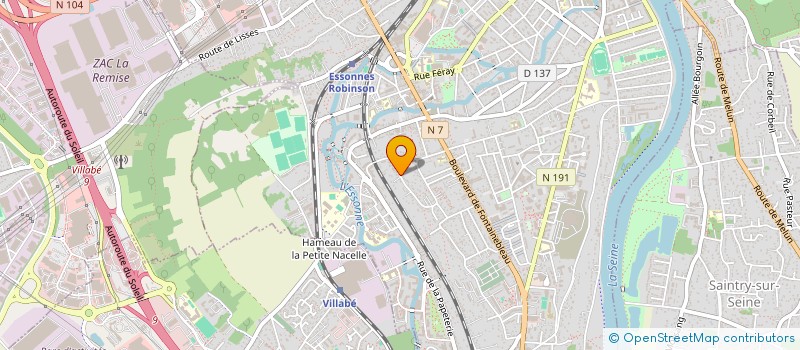 localisation de l'entreprise FLG CONCEPT à CORBEIL-ESSONNES