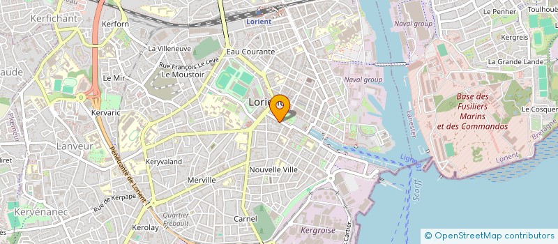 localisation de l'entreprise FLG IMMO  LORIENT