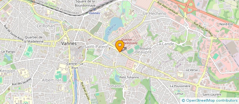 localisation de l'entreprise FLG IMMOBILIER à VANNES
