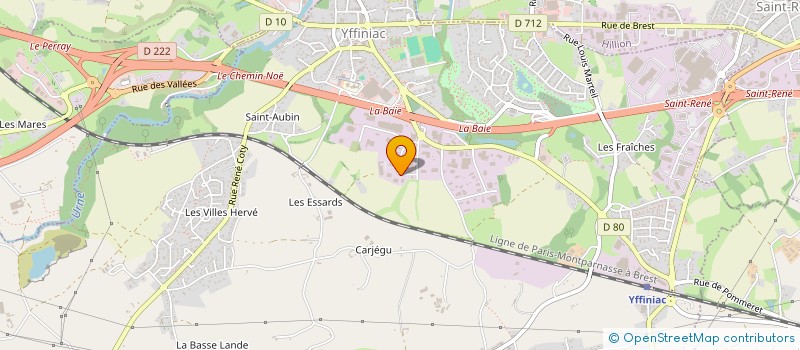 localisation de l'entreprise FLG INVEST  YFFINIAC