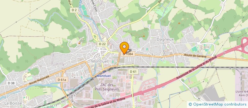 localisation de l'entreprise FLG RENOVATIONS  DAGNEUX