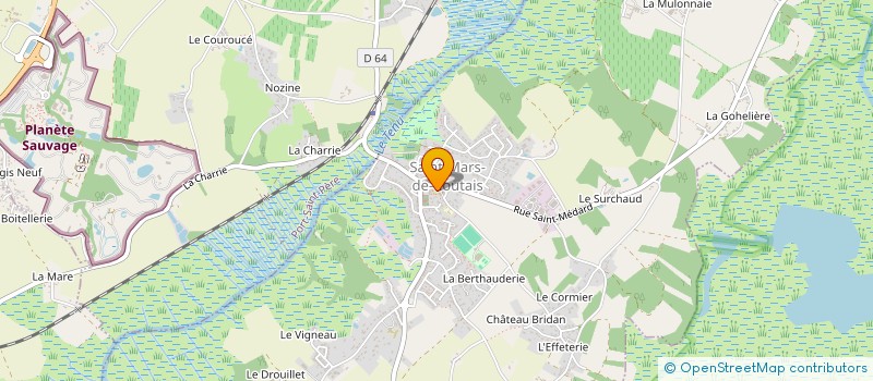 localisation de l'entreprise FLG SPORT  SAINT-MARS-DE-COUTAIS