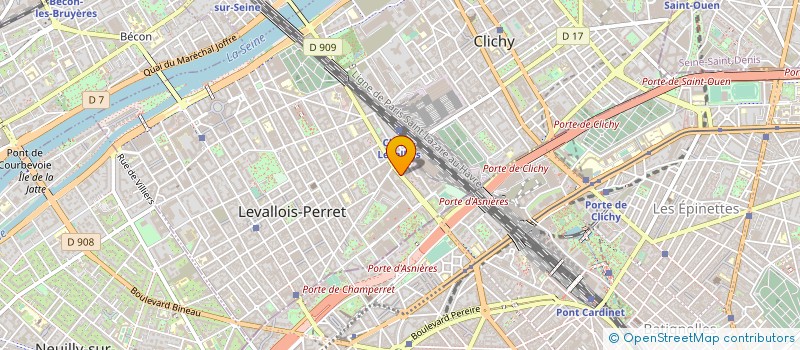 localisation de l'entreprise FLGM RENOVATION à LEVALLOIS-PERRET
