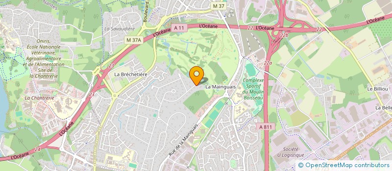 localisation de l'entreprise FLH  CARQUEFOU