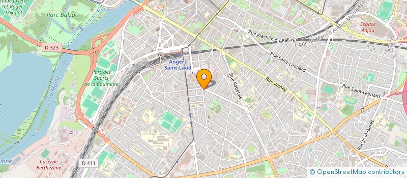 localisation de l'entreprise FLH à ANGERS