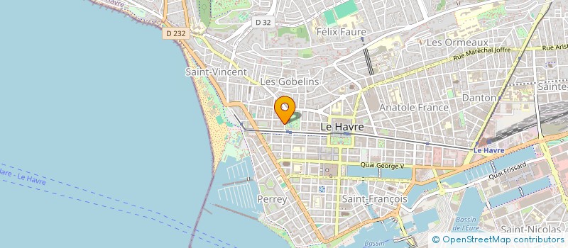localisation de l'entreprise FLHB à LE HAVRE