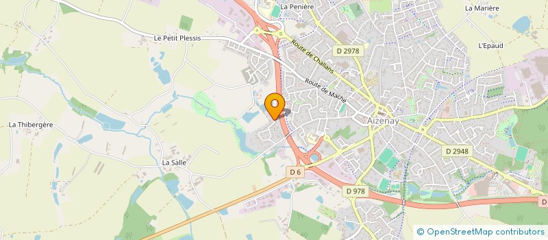 localisation de l'entreprise FLHB  AIZENAY