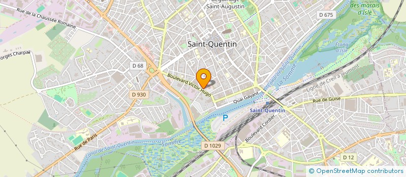 localisation de l'entreprise FLHG  SAINT-QUENTIN