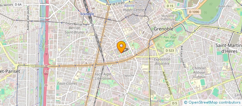 localisation de l'entreprise FLI  GRENOBLE