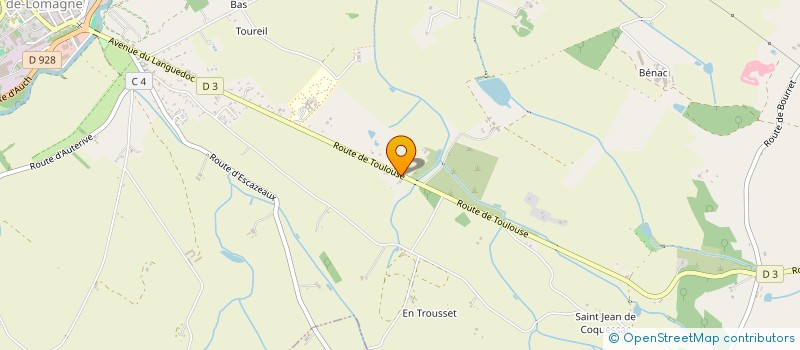 localisation de l'entreprise FLI  VIGUERON