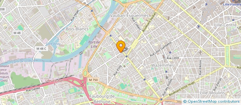 localisation de l'entreprise FLI3S à LILLE