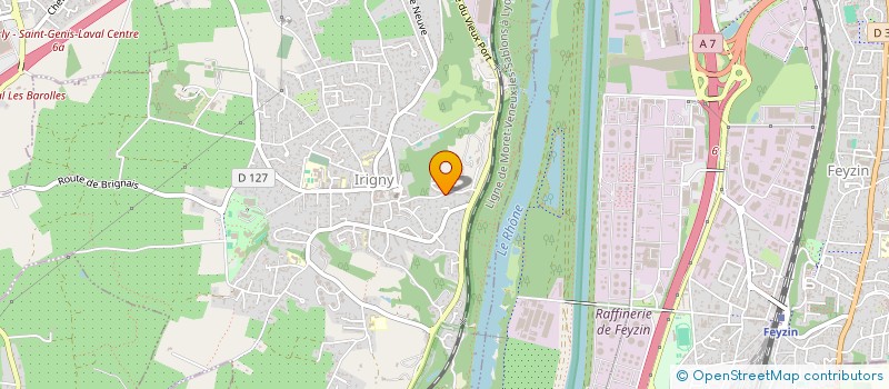 localisation de l'entreprise FLIB  IRIGNY