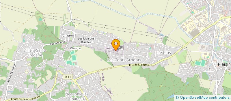 localisation de l'entreprise FLIF'AUTO  CHAMBOURCY