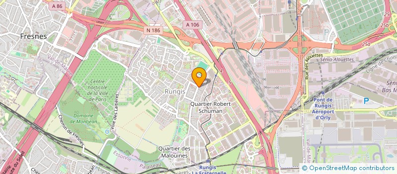 localisation de l'entreprise FLIGHT AIR FORMATION à RUNGIS