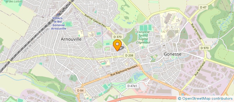 localisation de l'entreprise FLIGHT CASE CONCEPT à GONESSE