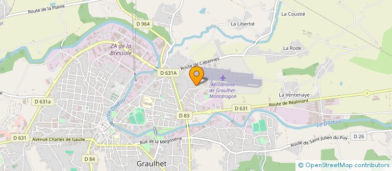 localisation de l'entreprise FLIGHT IMMO  GRAULHET