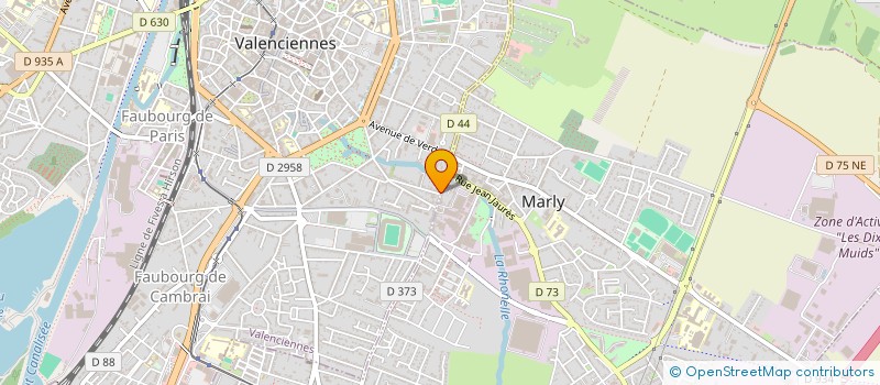 localisation de l'entreprise FLIGHT MANAGEMENT STEWARD à VALENCIENNES