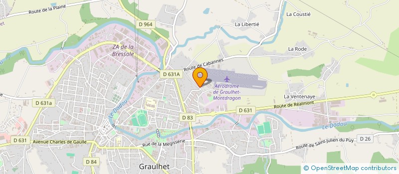 localisation de l'entreprise FLIGHT PLAN à GRAULHET