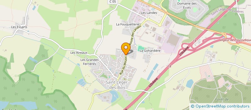 localisation de l'entreprise FLIKA  SAINT-LEGER-DE-LINIERES