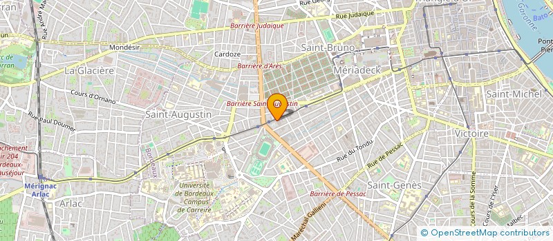 localisation de l'entreprise FLIM  BORDEAUX