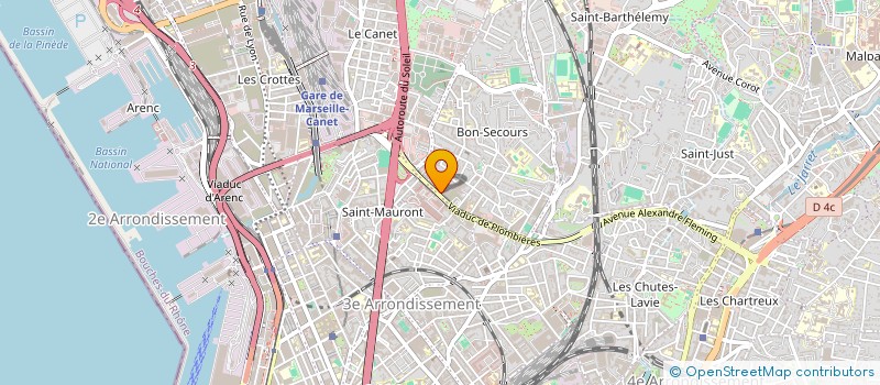 localisation de l'entreprise FLIM SA à MARSEILLE