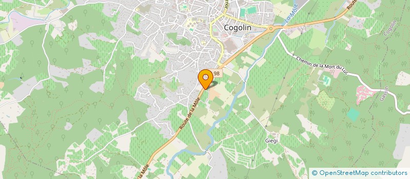 localisation de l'entreprise FLIMMAKER  COGOLIN