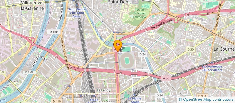 localisation de l'entreprise FLIMMOBILIER à SAINT-DENIS