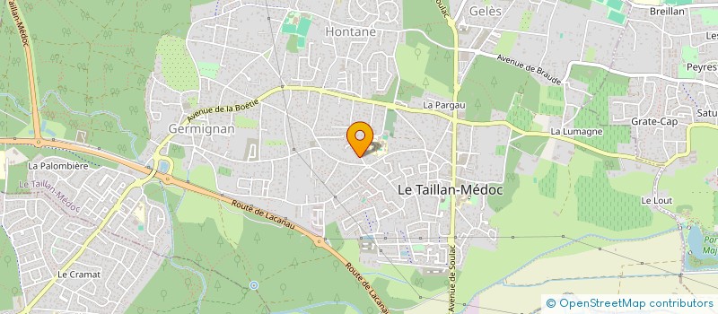 localisation de l'entreprise FLINE IMMO  LE TAILLAN-MEDOC