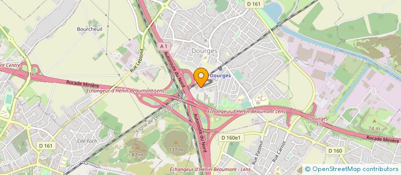 localisation de l'entreprise FLINOIS à DOURGES