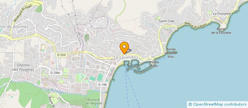 localisation de l'entreprise FLINOIS DEVELOPPEMENT à LE LAVANDOU