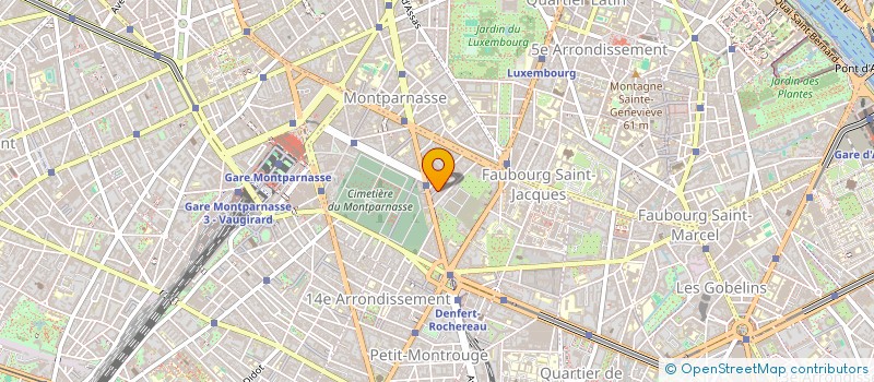 localisation de l'entreprise FLINT & CIE à PARIS