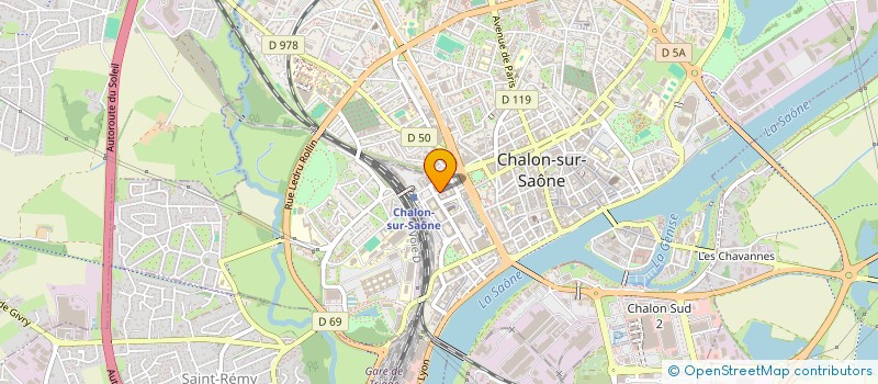 localisation de l'entreprise FLIP FLAP DEVELOPPEMENT à CHALON-SUR-SAONE