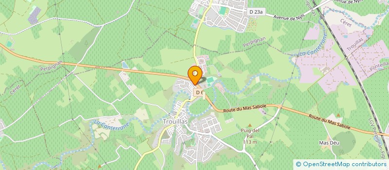 localisation de l'entreprise FLIP FLOP CONCEPT  TROUILLAS