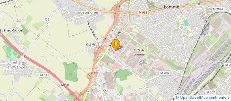 localisation de l'entreprise FLIP & GAME à LILLE