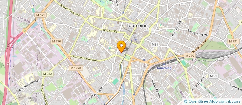 localisation de l'entreprise FLIPO DEWAMBRECHIES  TOURCOING