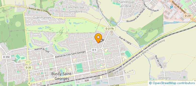 localisation de l'entreprise FLIPO ESPAVA  BUSSY-SAINT-GEORGES