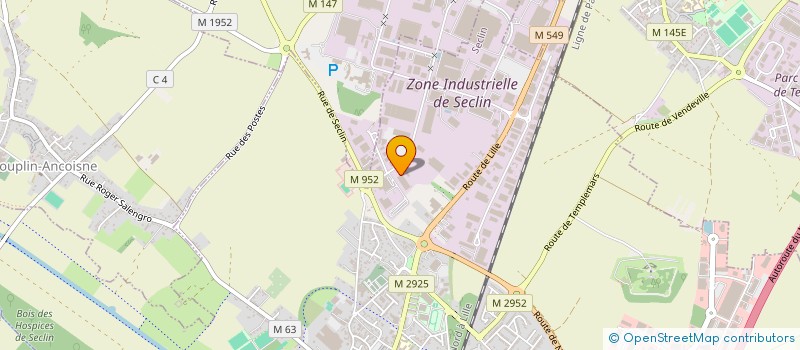 localisation de l'entreprise FLIPO RICHIR INVEST  SECLIN