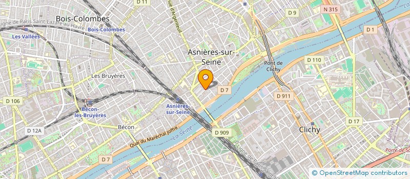 localisation de l'entreprise FLIPPER  ASNIERES-SUR-SEINE