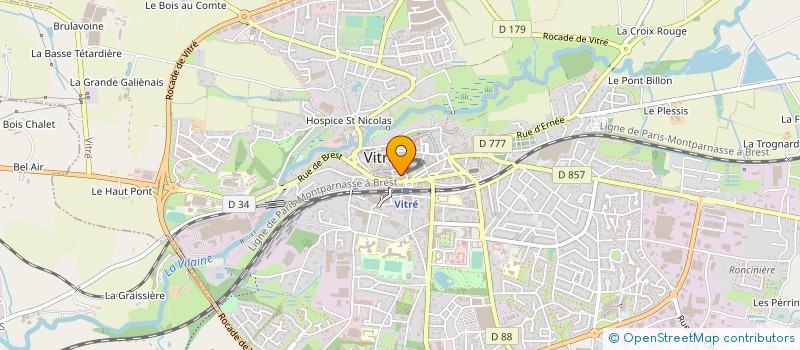 localisation de l'entreprise FLIPPOT PARTICIPATIONS  VITRE
