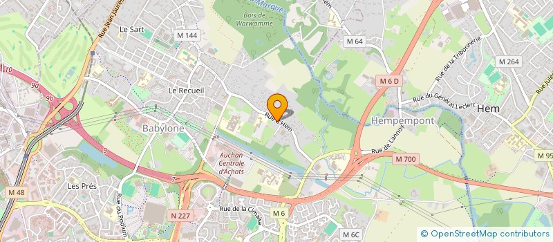 localisation de l'entreprise FLIRIMMO à VILLENEUVE-D'ASCQ