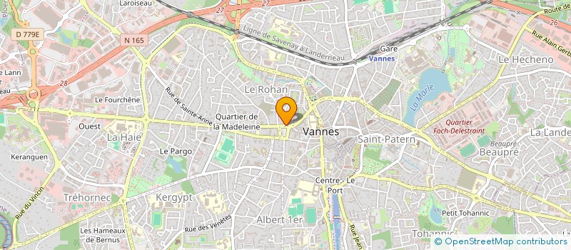 localisation de l'entreprise FLISE IMMO à VANNES