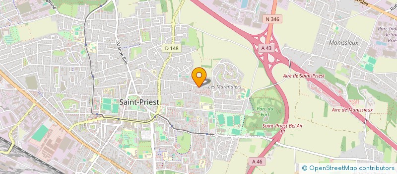 localisation de l'entreprise FLITEROX  SAINT-PRIEST