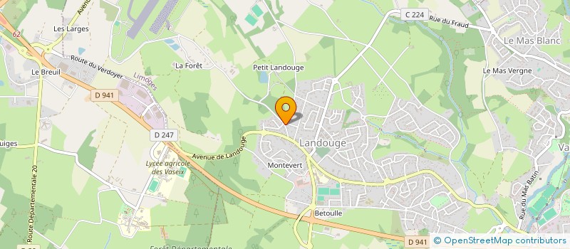 localisation de l'entreprise FLIV à LIMOGES