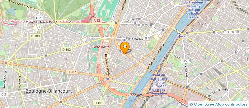 localisation de l'entreprise FLJ  PARIS