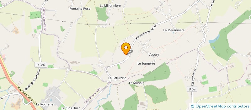 localisation de l'entreprise FLJ  SAINT-JEAN-D'ELLE