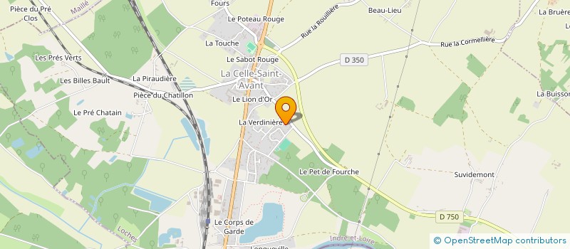 localisation de l'entreprise FLJ  LA CELLE-SAINT-AVANT